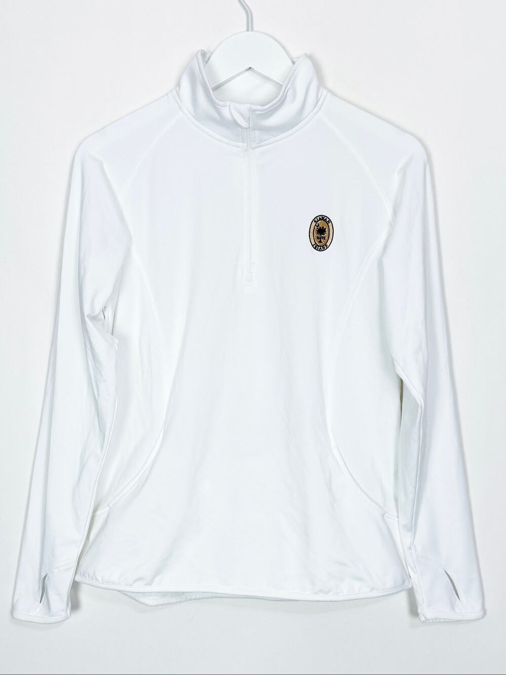 Kiawah Island Originals White Quarter Zip Pullover